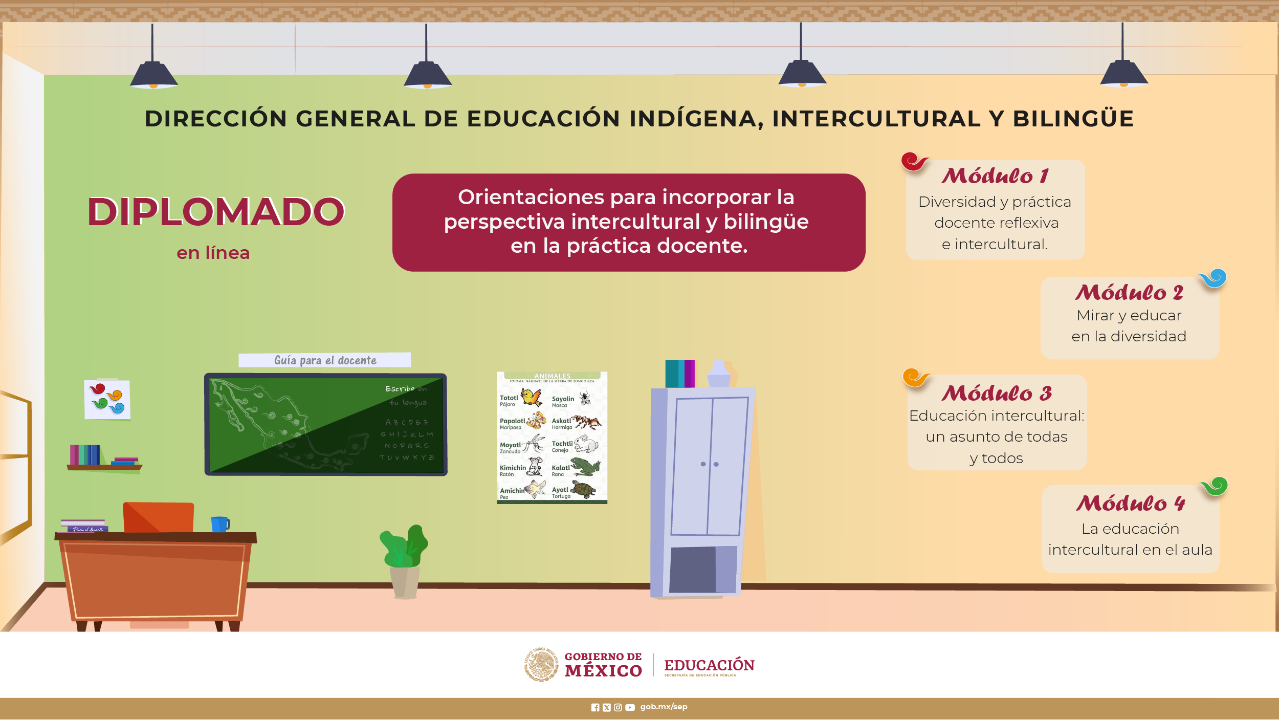 Aula virtual de la Dirección General de Educación Indígena